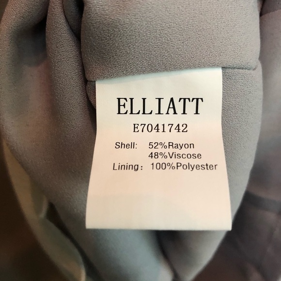 NWT Elliatt Elation Ruffle Dress in Taupe Size Small - Picture 3 of 8